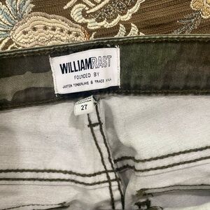 William Rast Camouflage Straight Leg Pants
